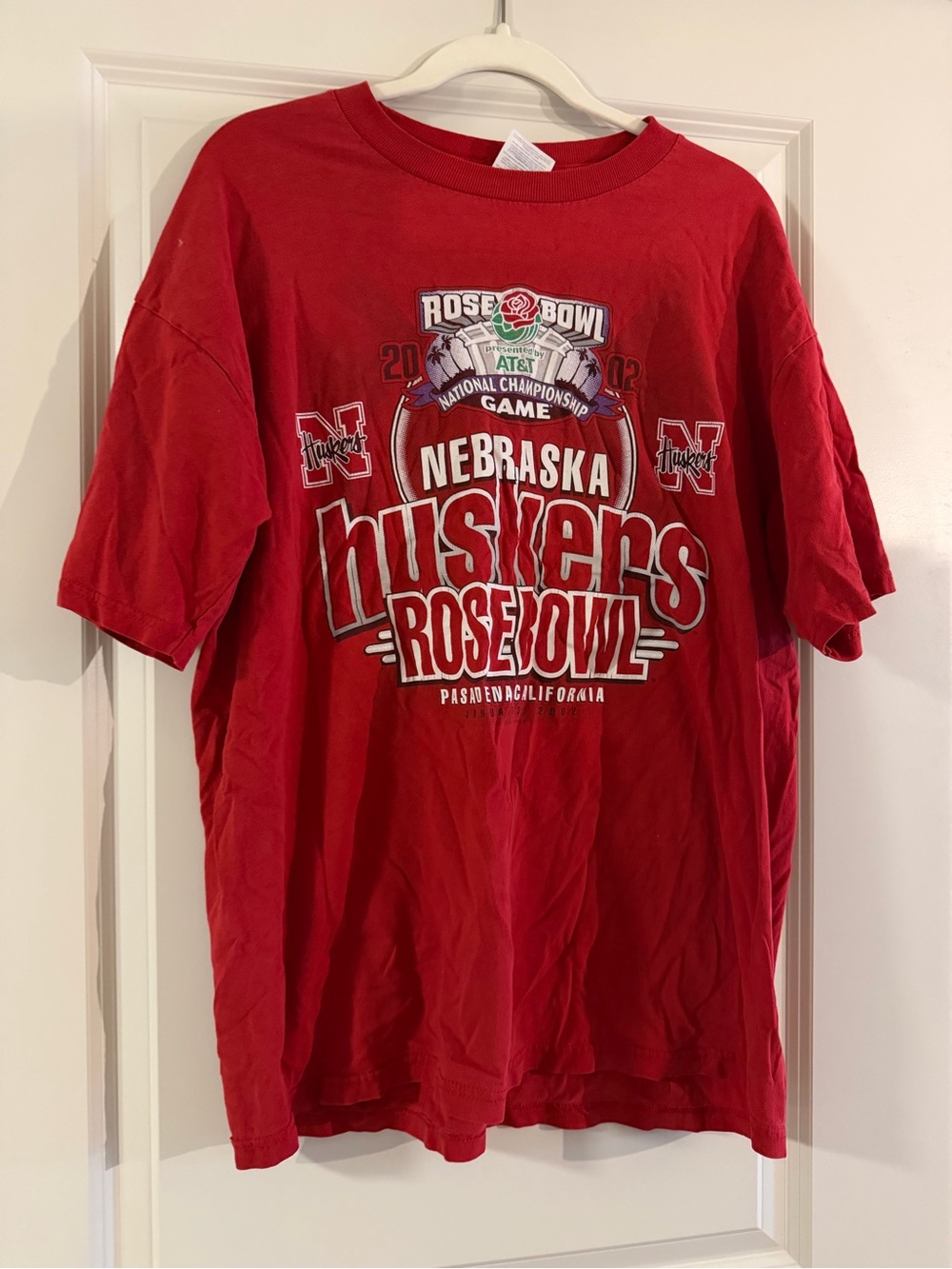 2002 Nebraska Huskers Red Rose Bowl Graphic Tee